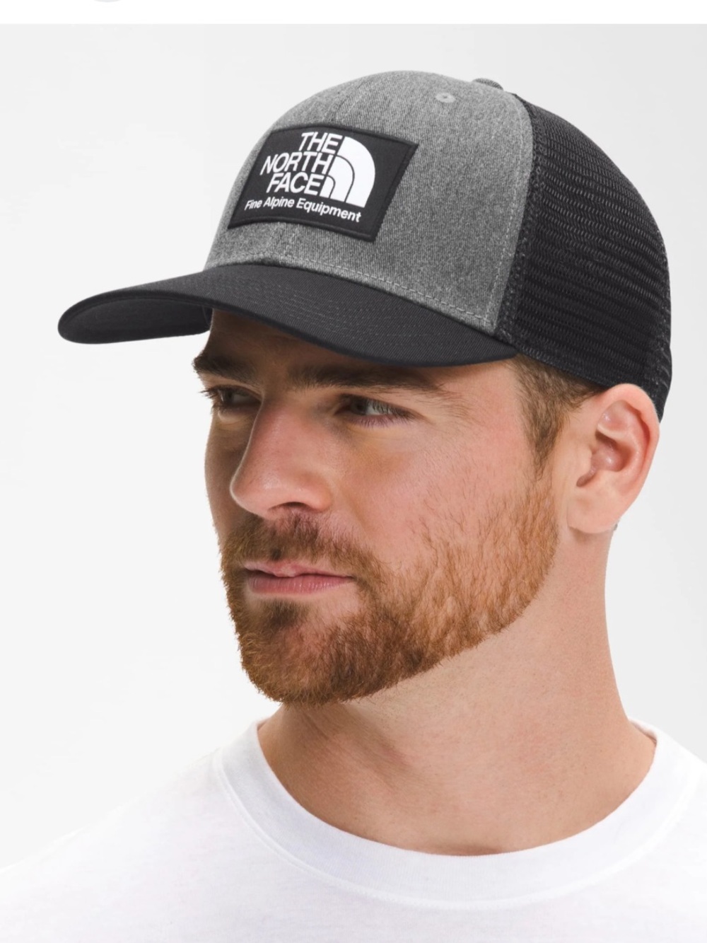 The North Face Gray Keep It Patched Trucker Hat